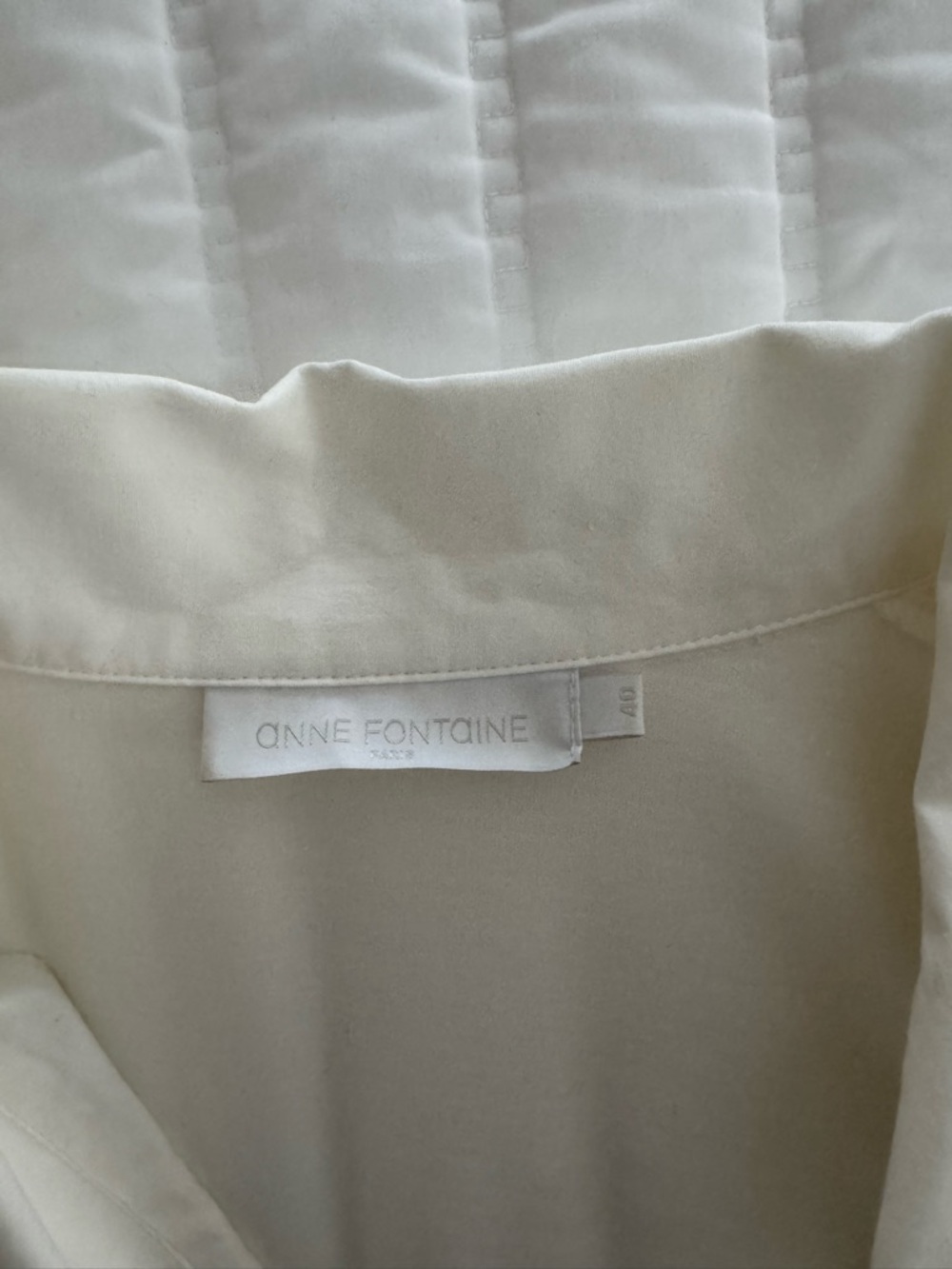 Anne Fontaine Christie Double Collar blouse size 40 - Picture 5 of 6